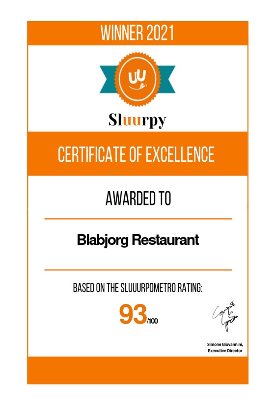 Blabjorg Restaurant - Sluurpy